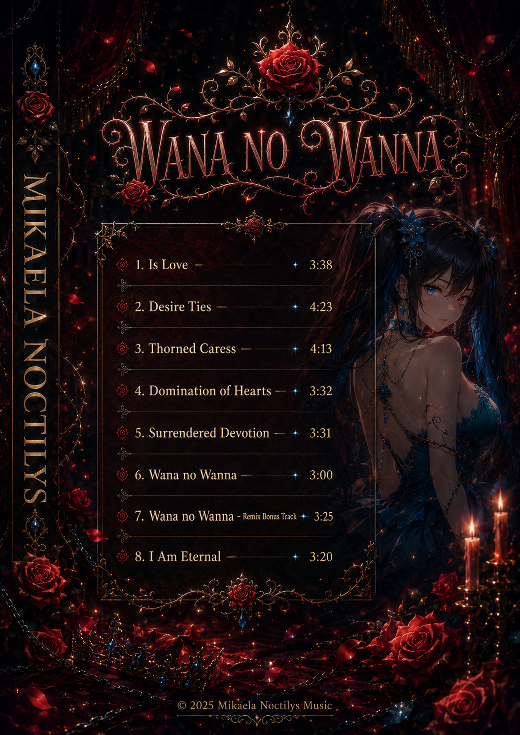 Tracklist - Wana no Wanna por Mikaela Noctilys